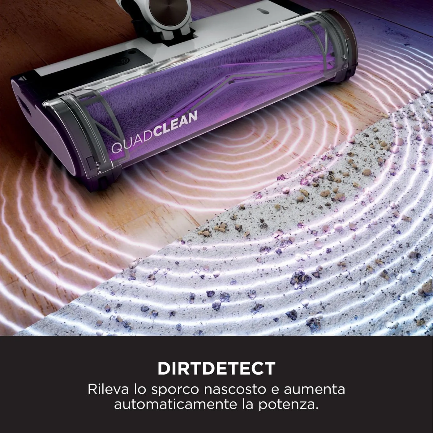 Shark Detect Clean & Empty IW3612EU aspirapolvere senza filo bianco 2L