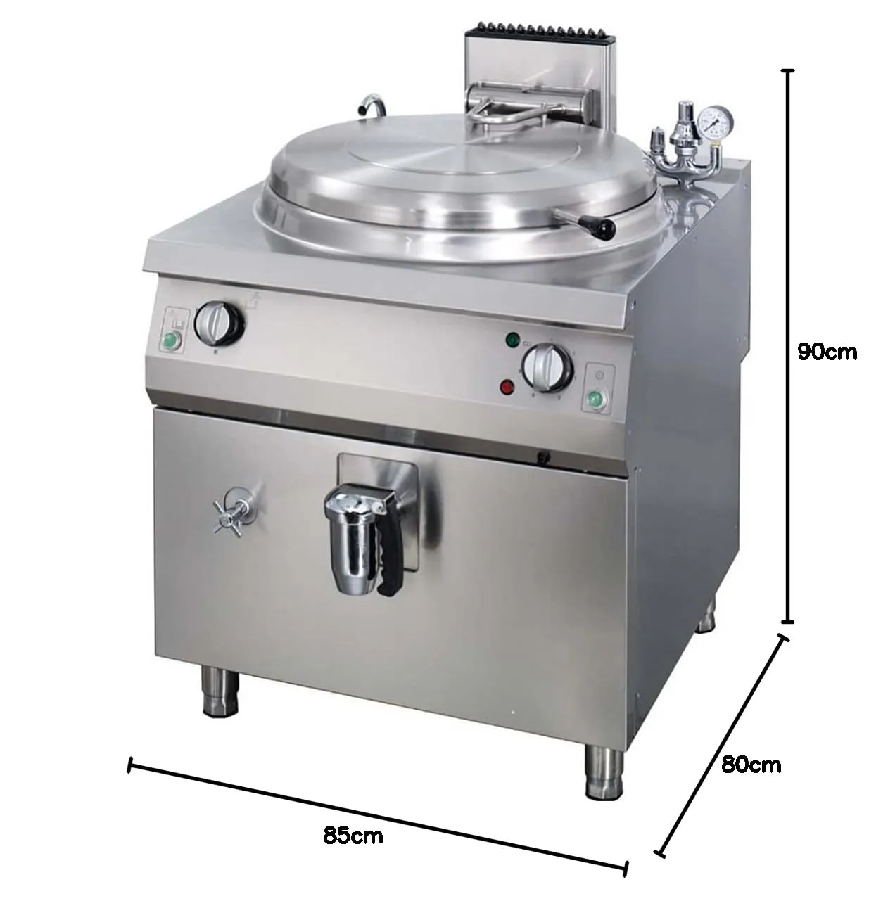 Pizza Maxima Premium bollitore a gas 160 L diretto 22 kW