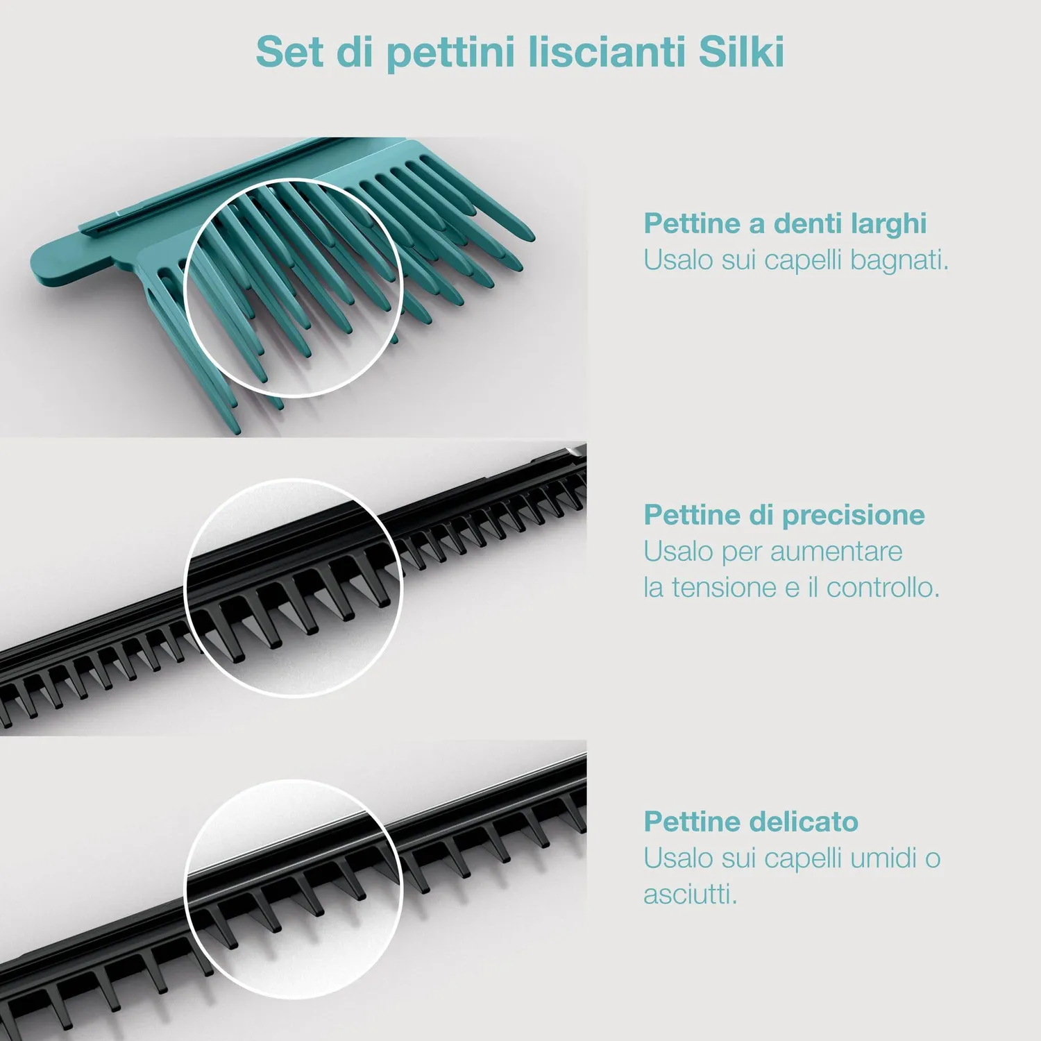 Shark SilkiPro Straight HT401EUBL piastra verde acqua