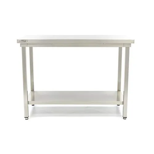 Maxima Deluxe Tavolo Lavoro Inox con Ripiano Montaggio 10'