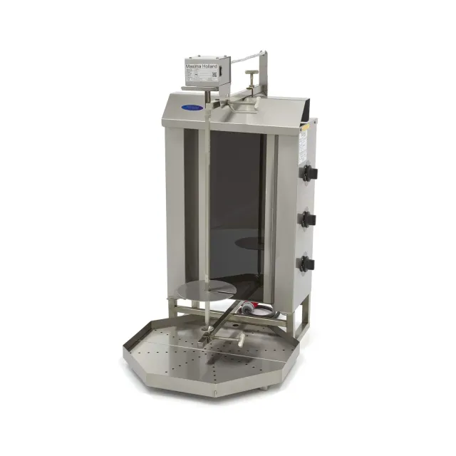 Pizza Maxima Grill Kebab 3 Fuochi Elettrico 30 kg Alto