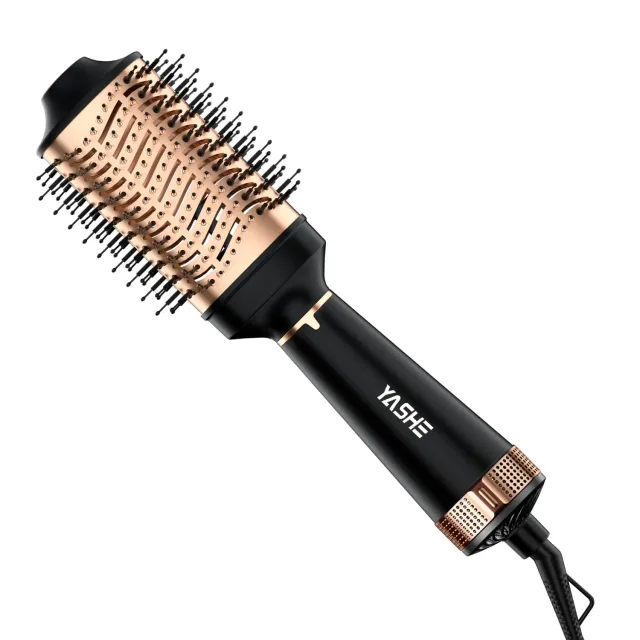 YASHE Spazzola Asciugacapelli Ionica 4-in-1 1200W nera