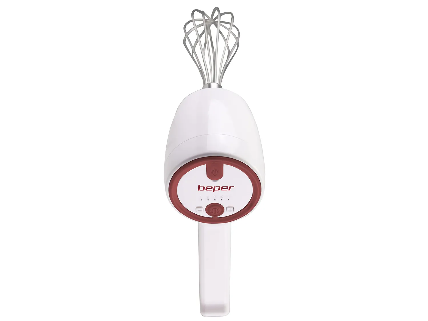 Beper P102SBA007 sbattitore senza fili ricaricabile rosso
