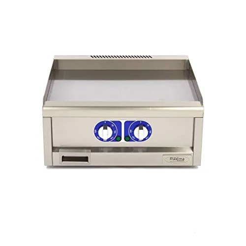 Pizza Maxima Piastra Elettrica Liscia 60x60 4500W Paraspruzzi