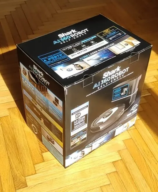 Shark AI 360 RV2500SEU Robot Aspirapolvere 120min Base
