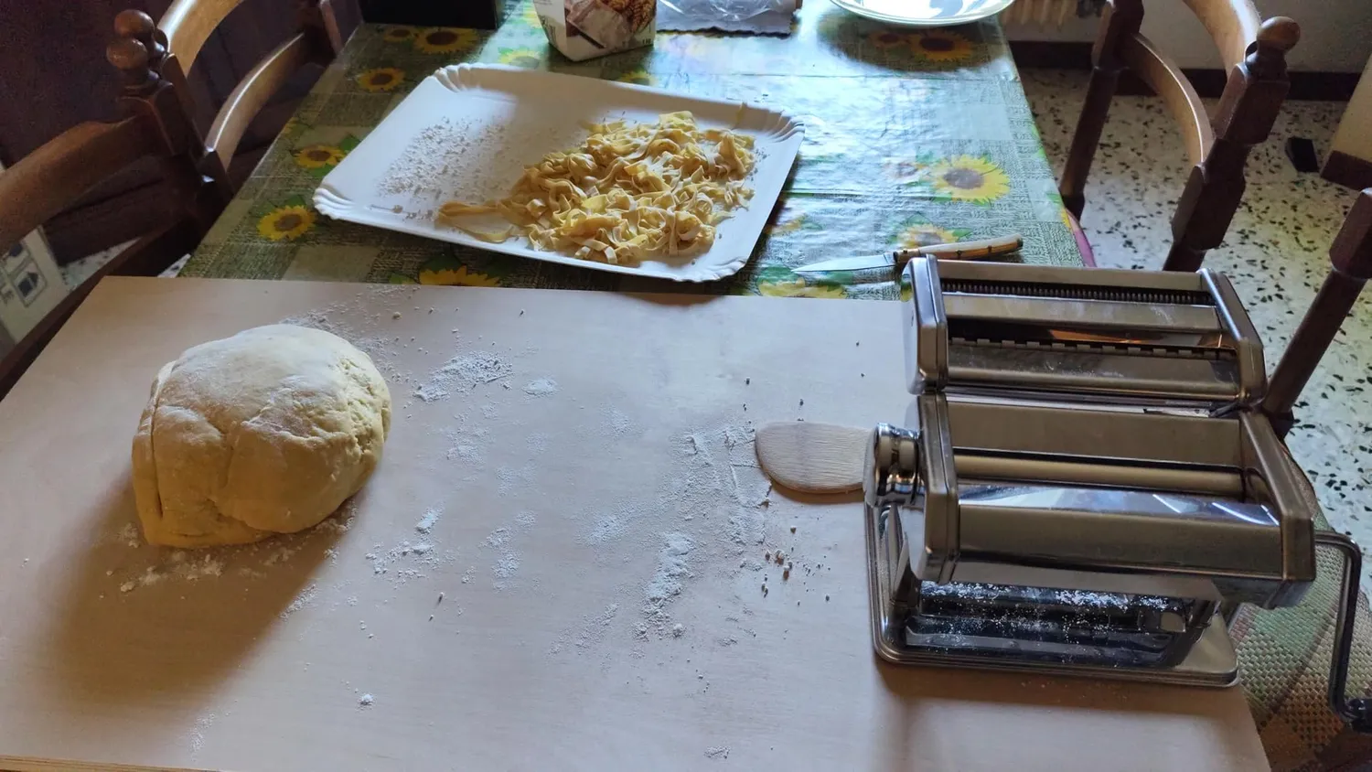 Yashe QF-150 macchina pasta manuale acciaio inox 7 spessori