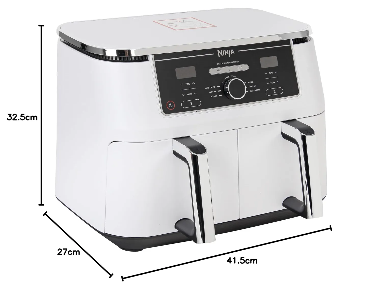 Ninja Foodi Max Dual Zone AF400EUWH friggitrice 9,5 L bianca