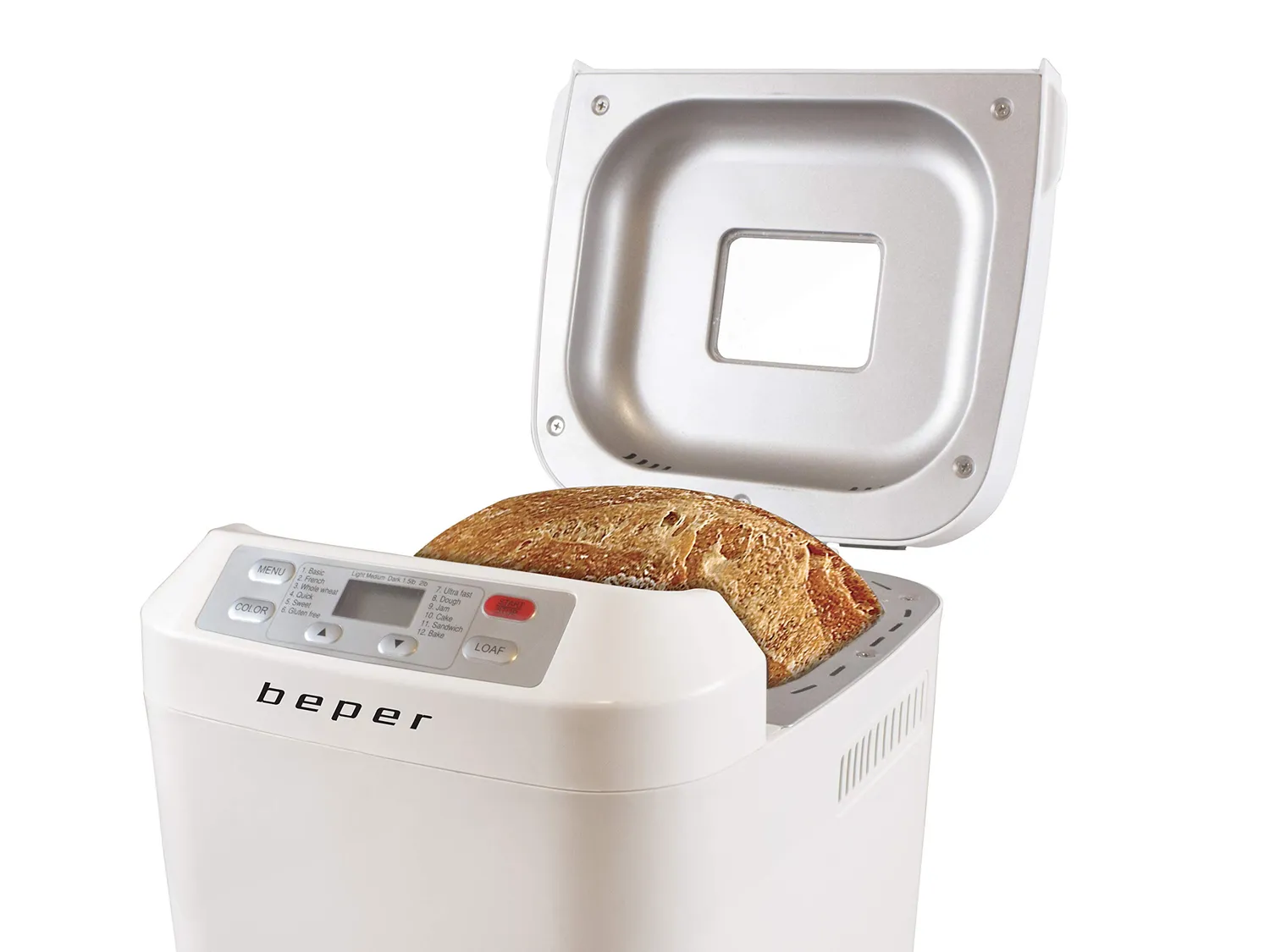 Beper BC.130 macchina del pane gluten free bianca