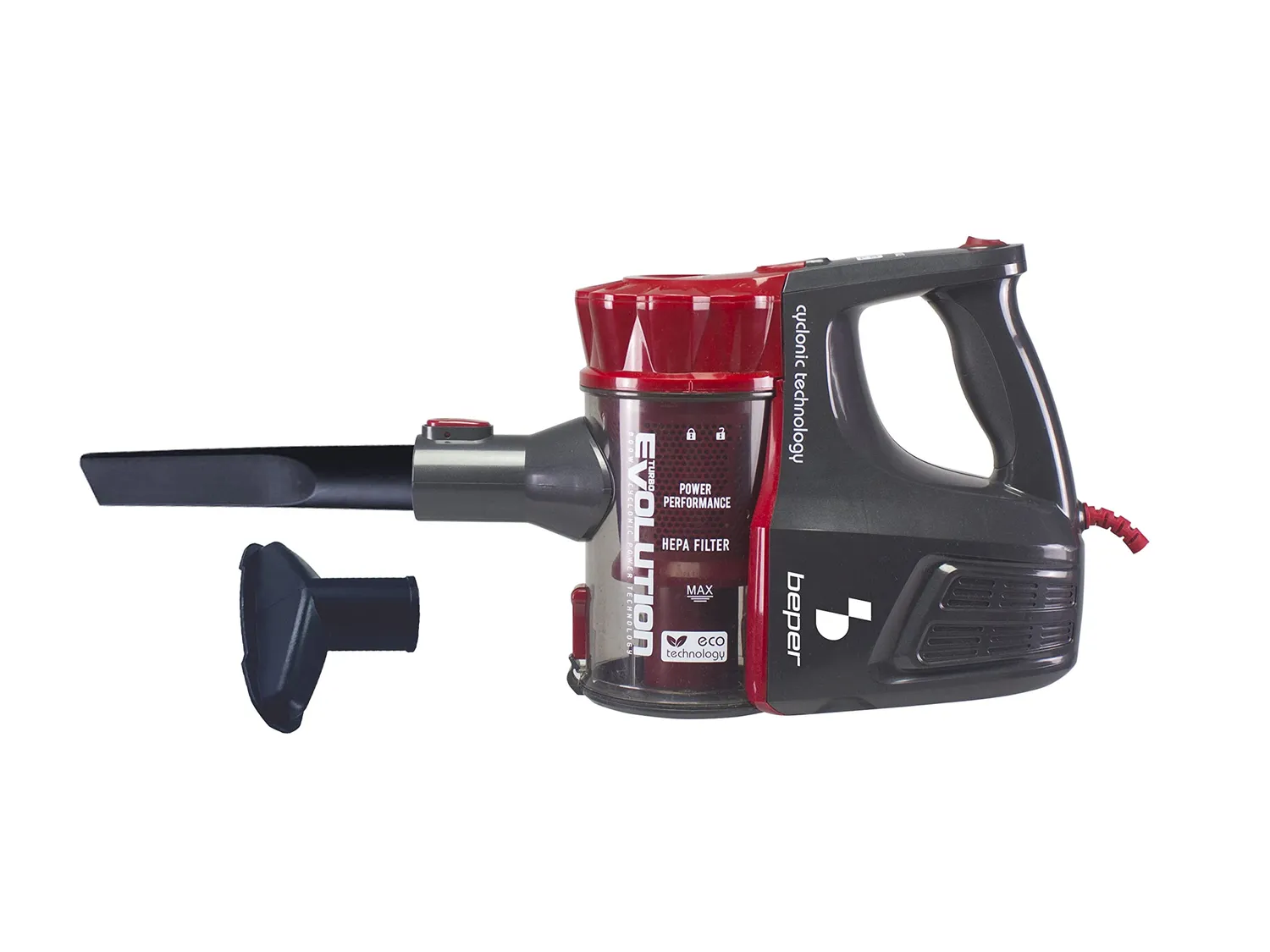 Beper P202ASP001 scopa elettrica 2in1 600W 800ml