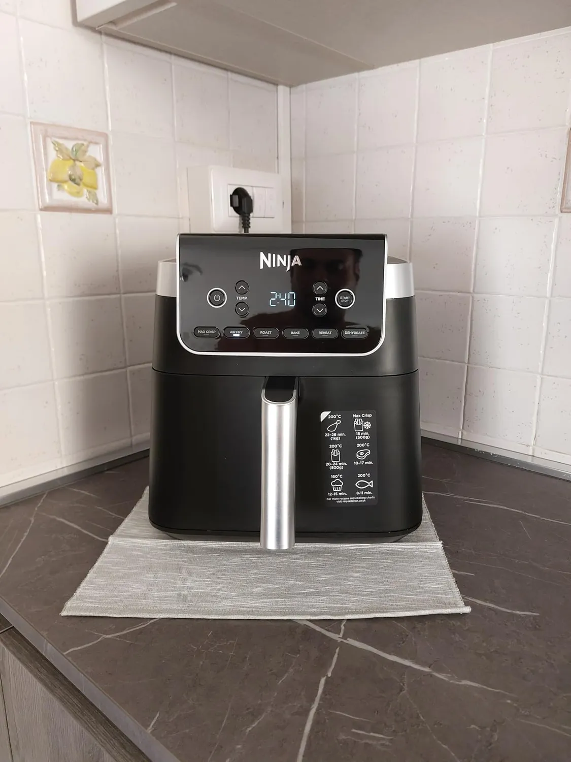 Ninja MAX friggitrice aria 6,2L grigio
