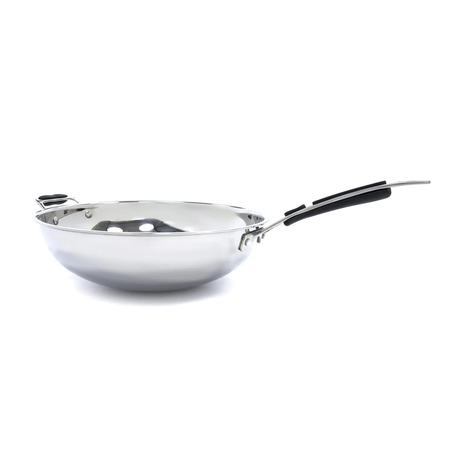 Maxima Padella Wok Ø36 cm Inox per Induzione