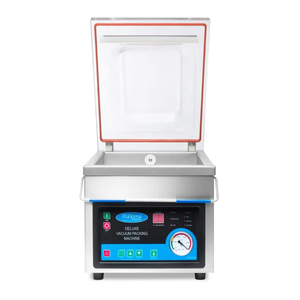 Maxima macchina sottovuoto banco 260 mm 370W inox