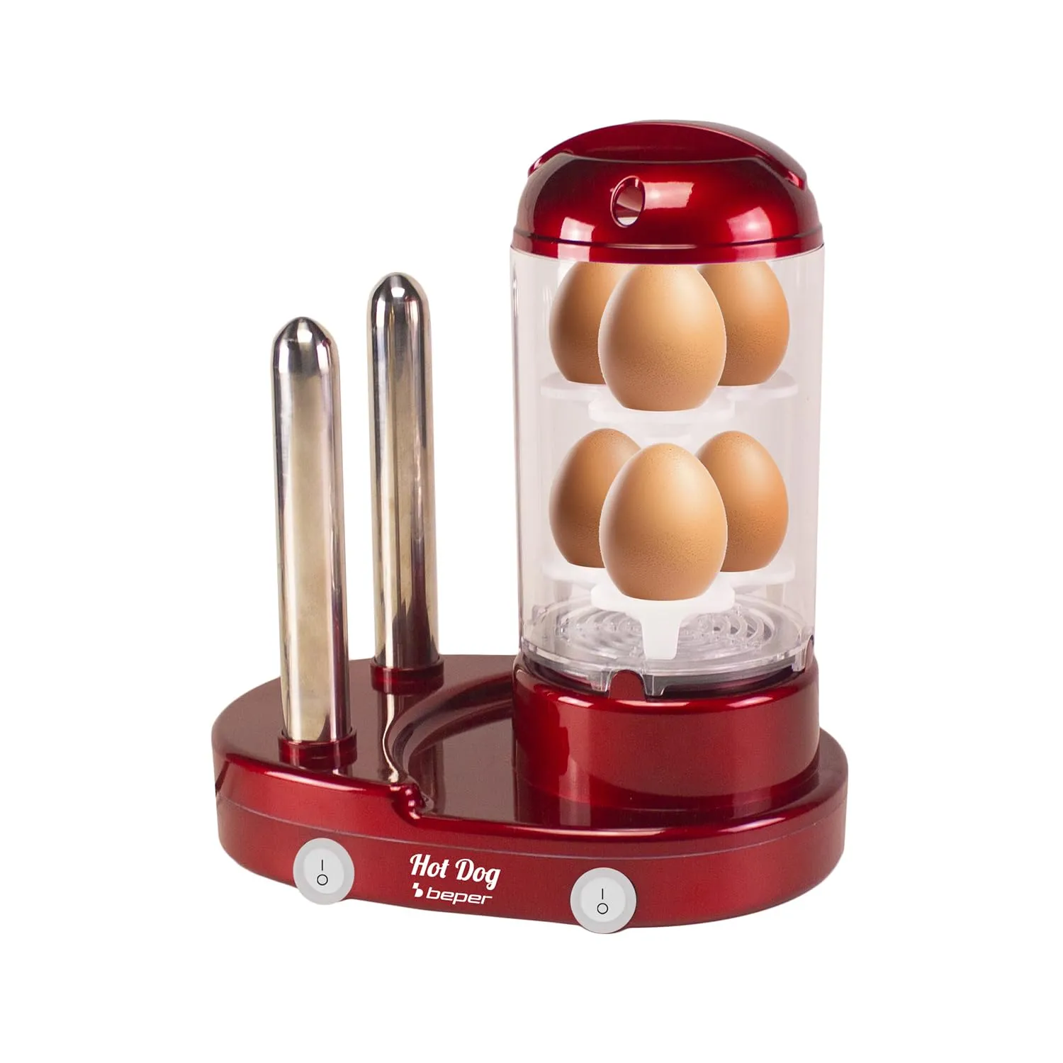 Beper P101CUD502 macchina hot dog e cuociuova 3in1 440W