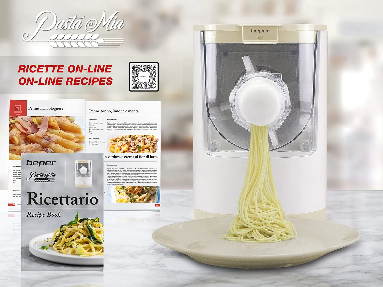 Beper P102SBA500 Macchina Pasta Fresca Automatica 8 Trafile