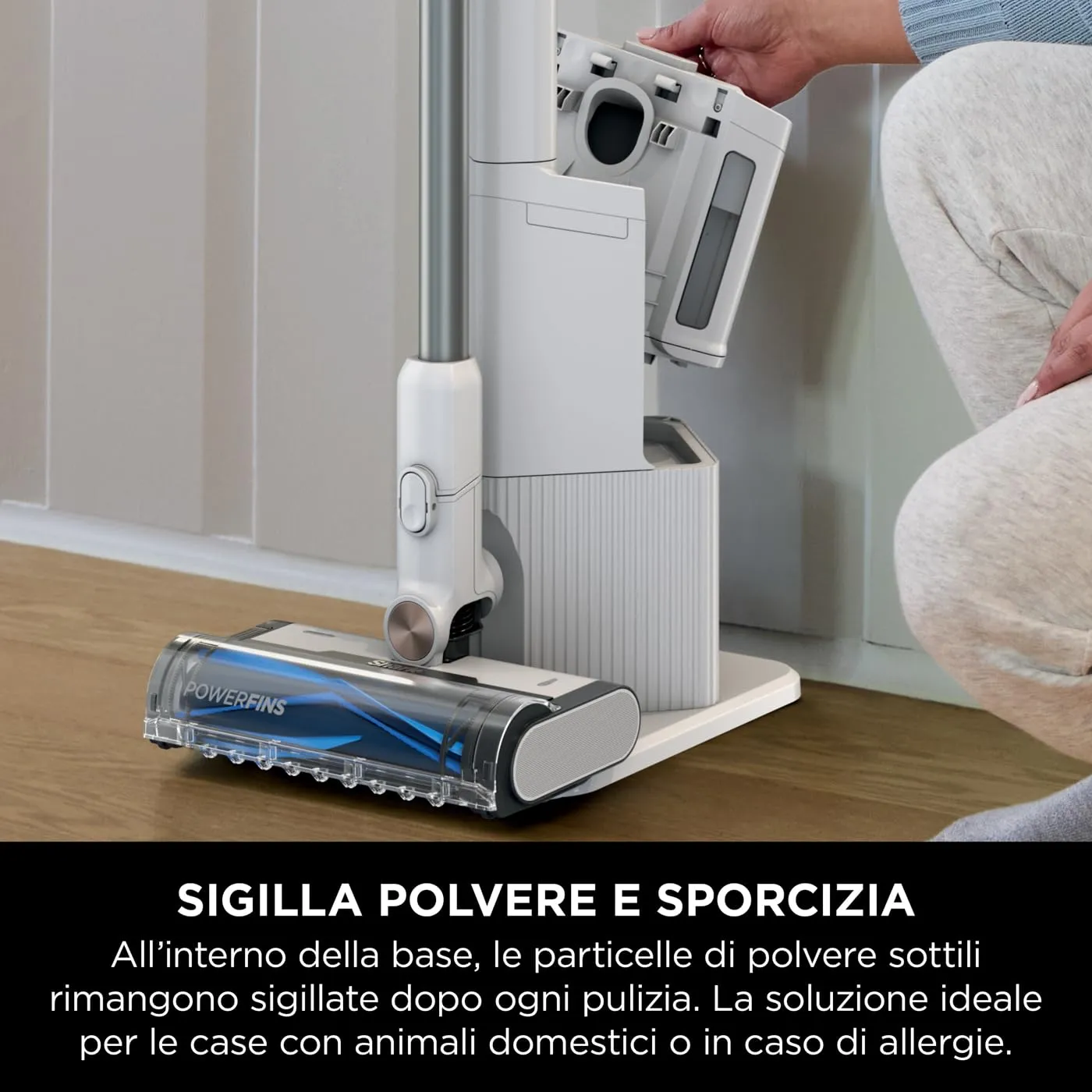 Shark Clean & Empty Aspirapolvere Senza Filo base auto