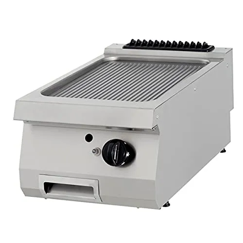 Maxima Piastra Gas Scanalata 40x90 cm 9 kW