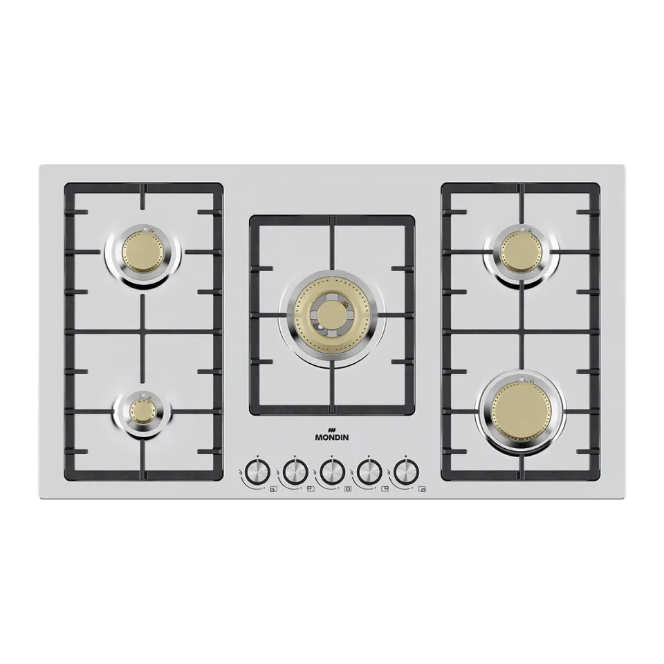 Mondin Torino FQ905VTGC-S5 piano cottura gas 90 cm 5 fuochi