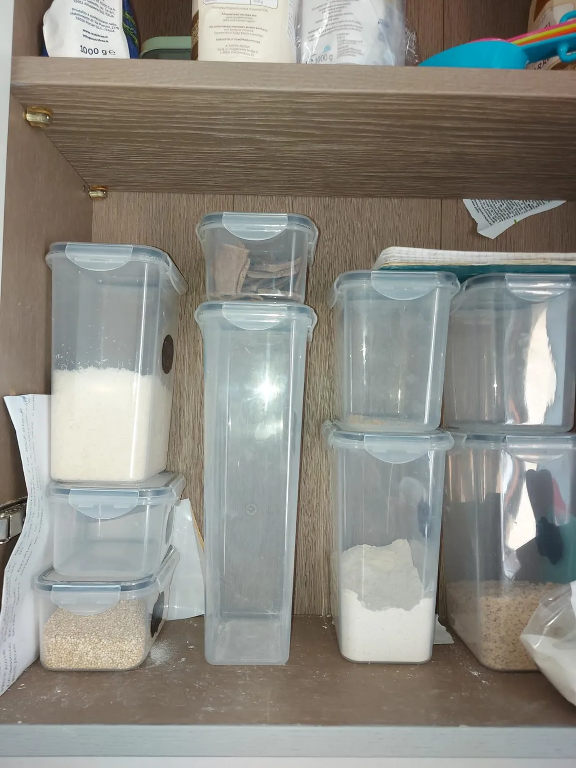 Yashe Contenitori Ermetici Alimenti Set 4 Pezzi 3,7 L Senza BPA