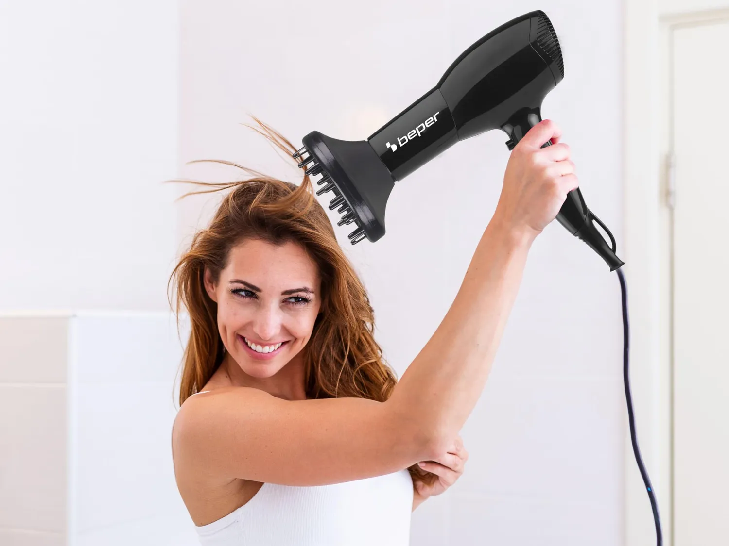 Beper 40.979 asciugacapelli 2000W nero con diffusore