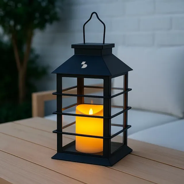 Beper P207ILO303 lanterna solare effetto fiamma con gancio