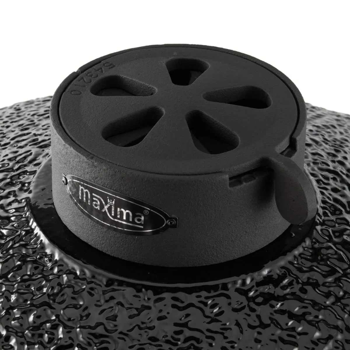 Maxima Premium Kamado BBQ 18" Ø 46 cm barbecue carbone nero