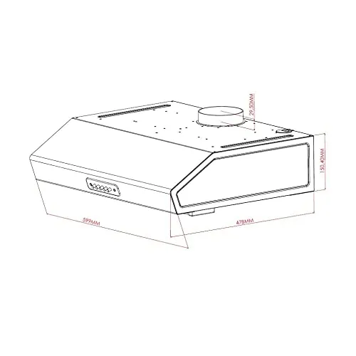 Samet Tornado 60 gruppo cappa sottopensile inox 60cm