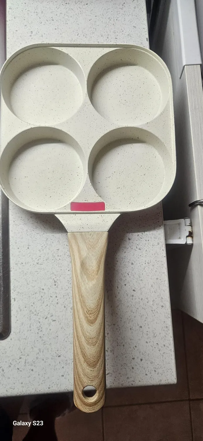 Yashe padella pancake 4 fori senza PTFE per induzione