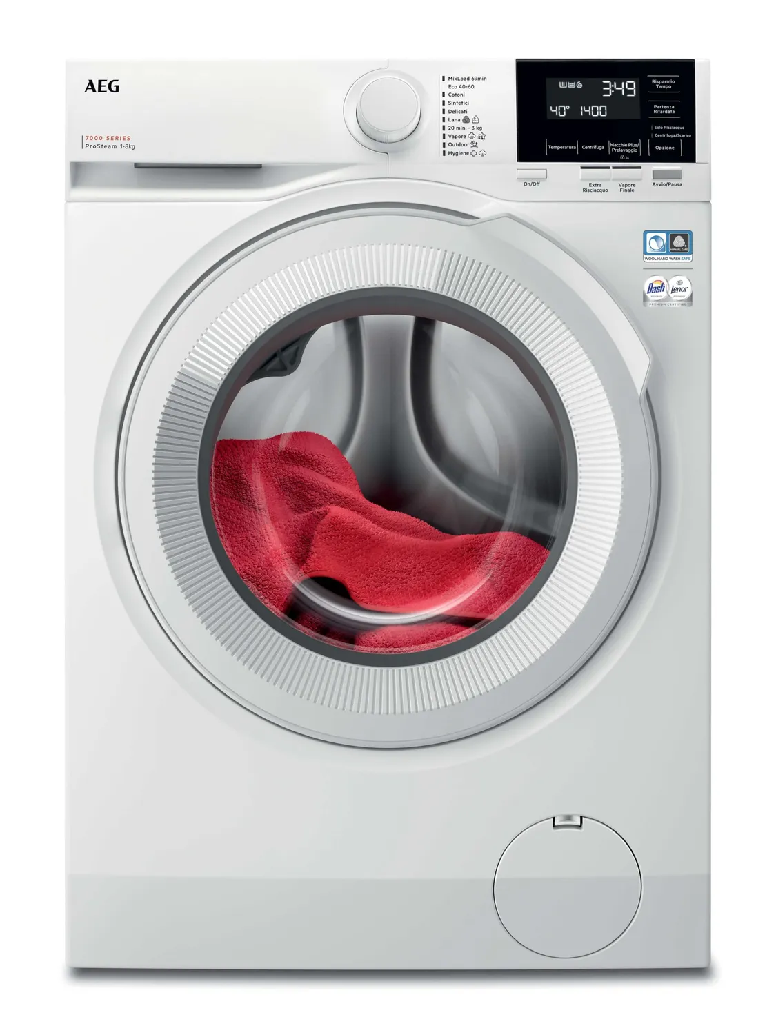 AEG Serie 700 ProSteam LR7H114AW lavatrice 11 kg classe A