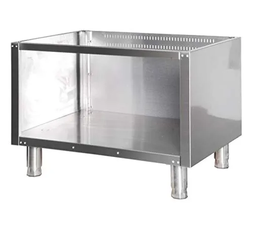 Pizza Maxima Heavy Duty mobile base doppio 80x70 inox