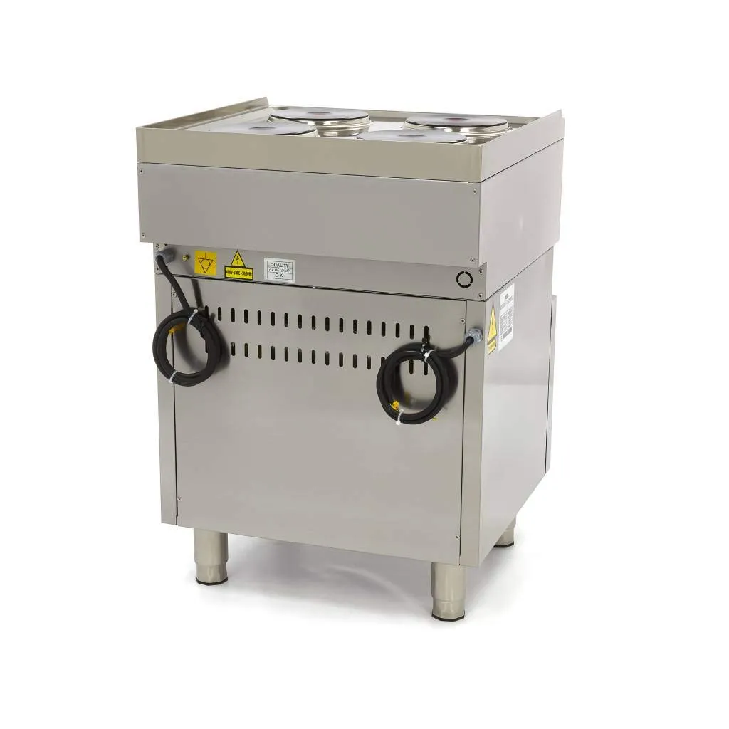 Maxima Commercial Grade cucina elettrica 4 fuochi con forno 60x60