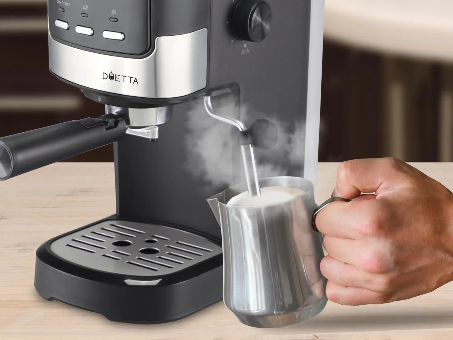 Beper P101CAF100 Duetta macchina caffè espresso cialde 15 bar