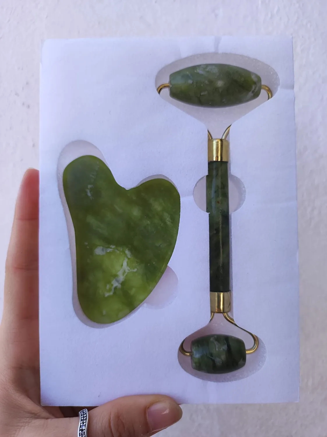 Beper C301ABE101 Rullo Gua Sha Giada Verde