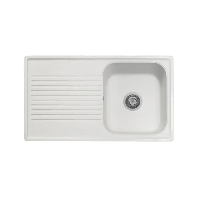 Samet Granitovero 861VBIP lavello 86x50 bianco reversibile