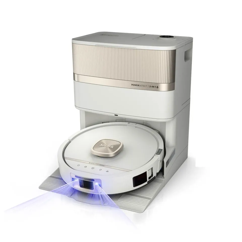 Shark PowerDetect Luxe UV Reveal robot 2in1 tortora