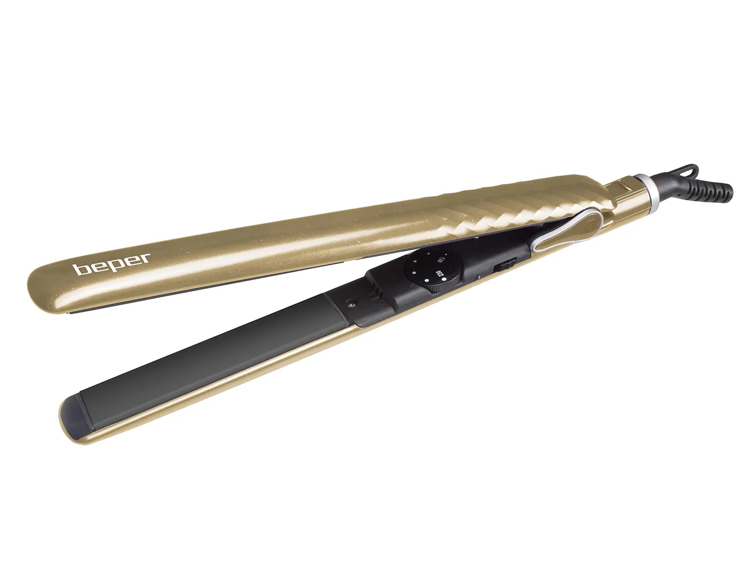Beper 40.450GO piastra capelli gold ceramica 230°C
