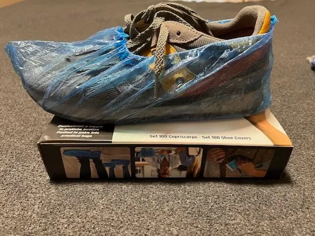 BEPER C206UTI006 Copriscarpe Monouso Blu 100 pezzi