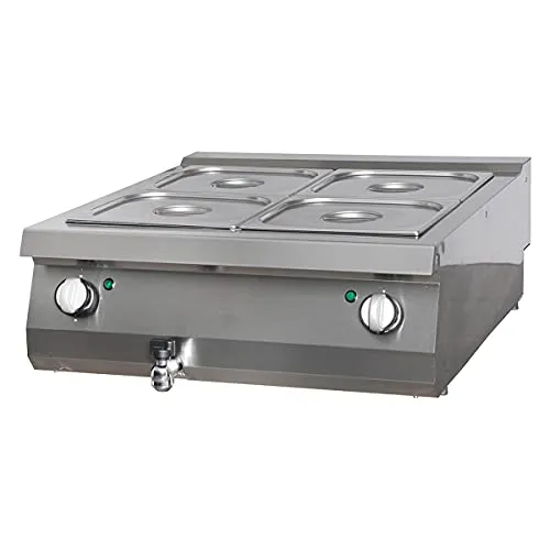 Pizza Maxima Gastro Premium Bain Marie Doppio 90 cm Elettrico