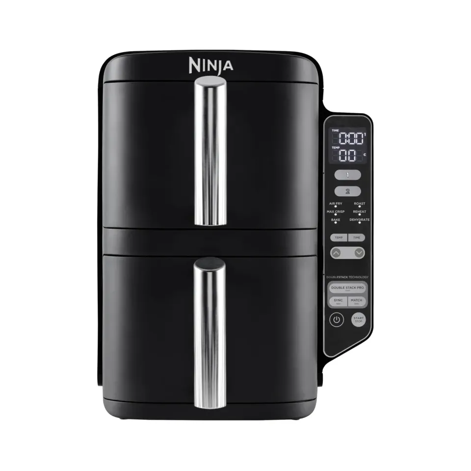Ninja Double Stack Friggitrice Aria 7,6L Nera 6 Funzioni