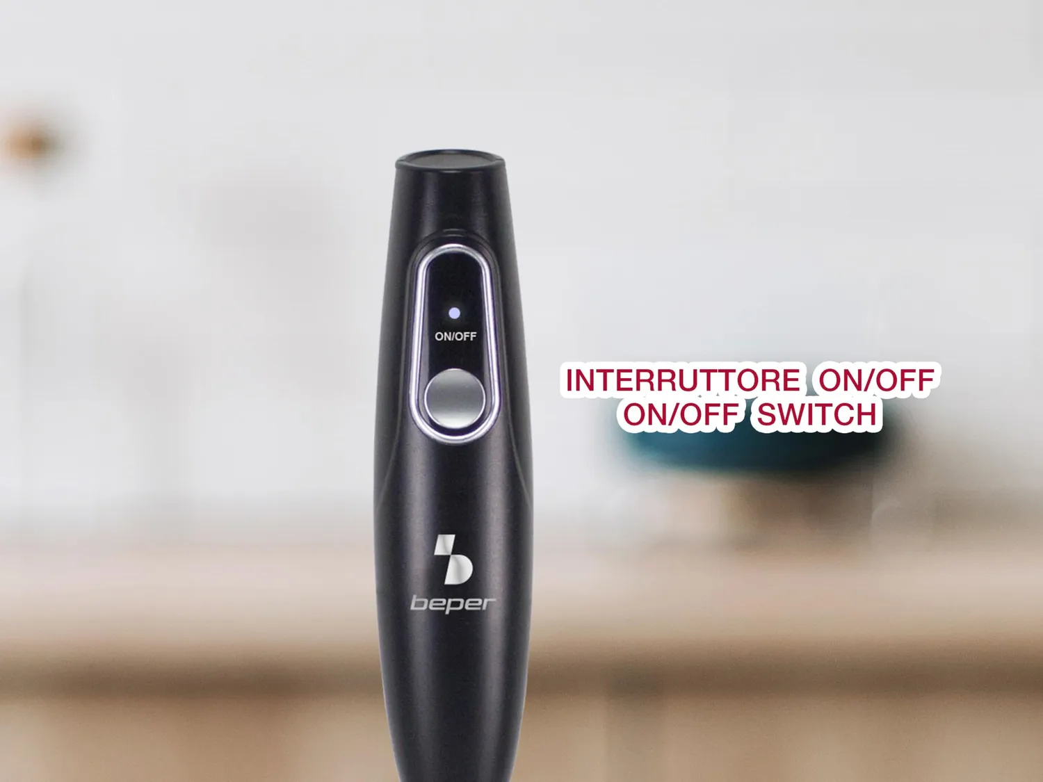 Beper P102SBA009 montalatte elettrico ricaricabile acciaio inox