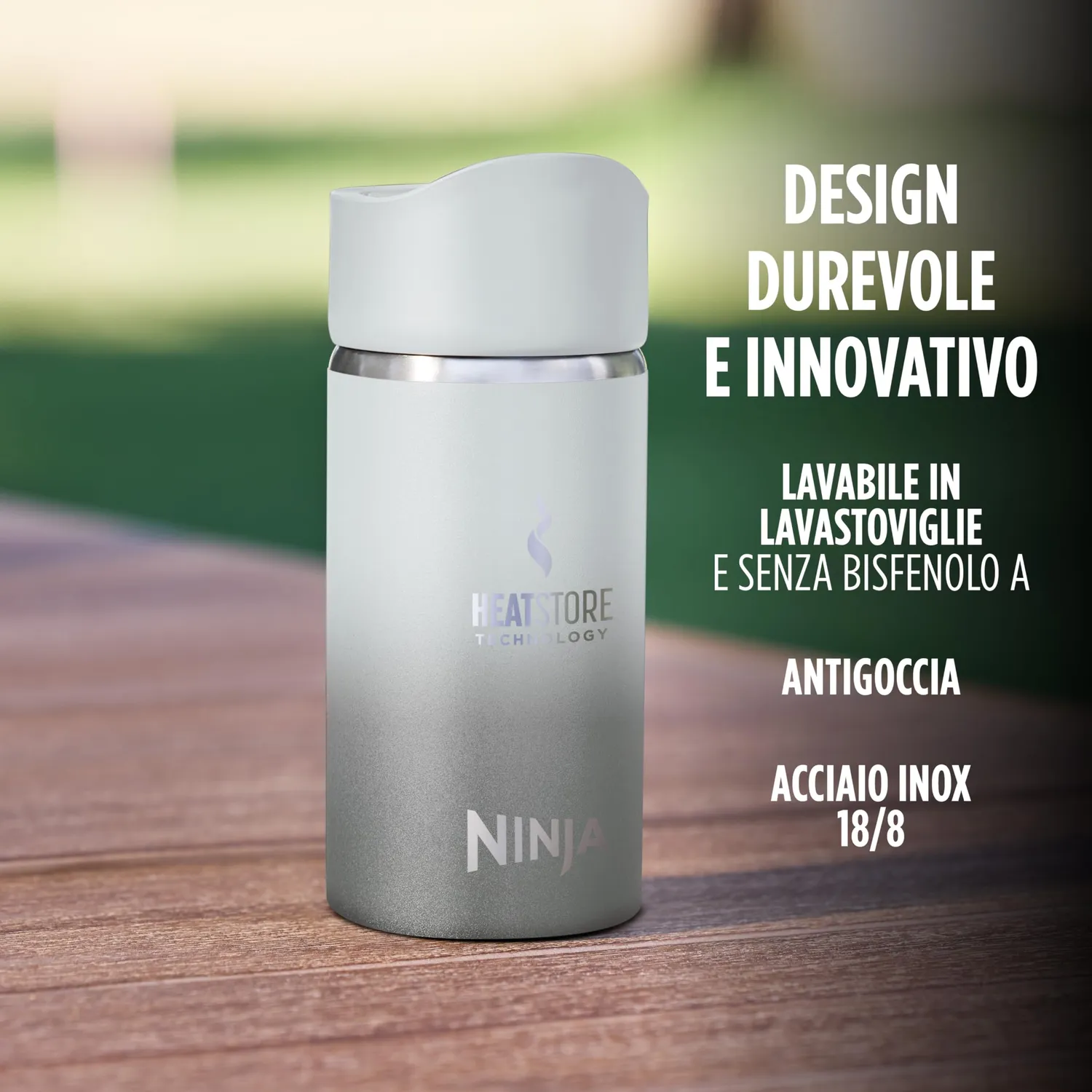 Ninja Sip Perfect DW1203EUUKWH borraccia termica 300 ml bianca