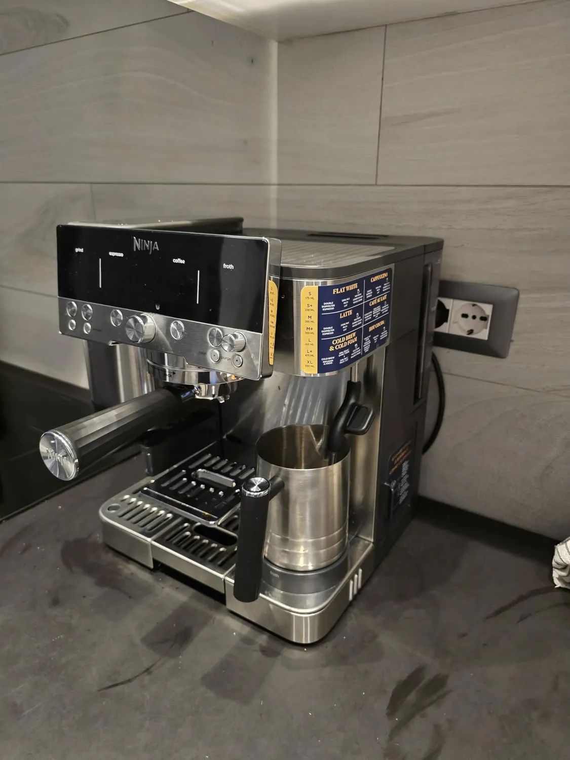 Ninja Luxe Cafe Premier macchina caffe espresso argento