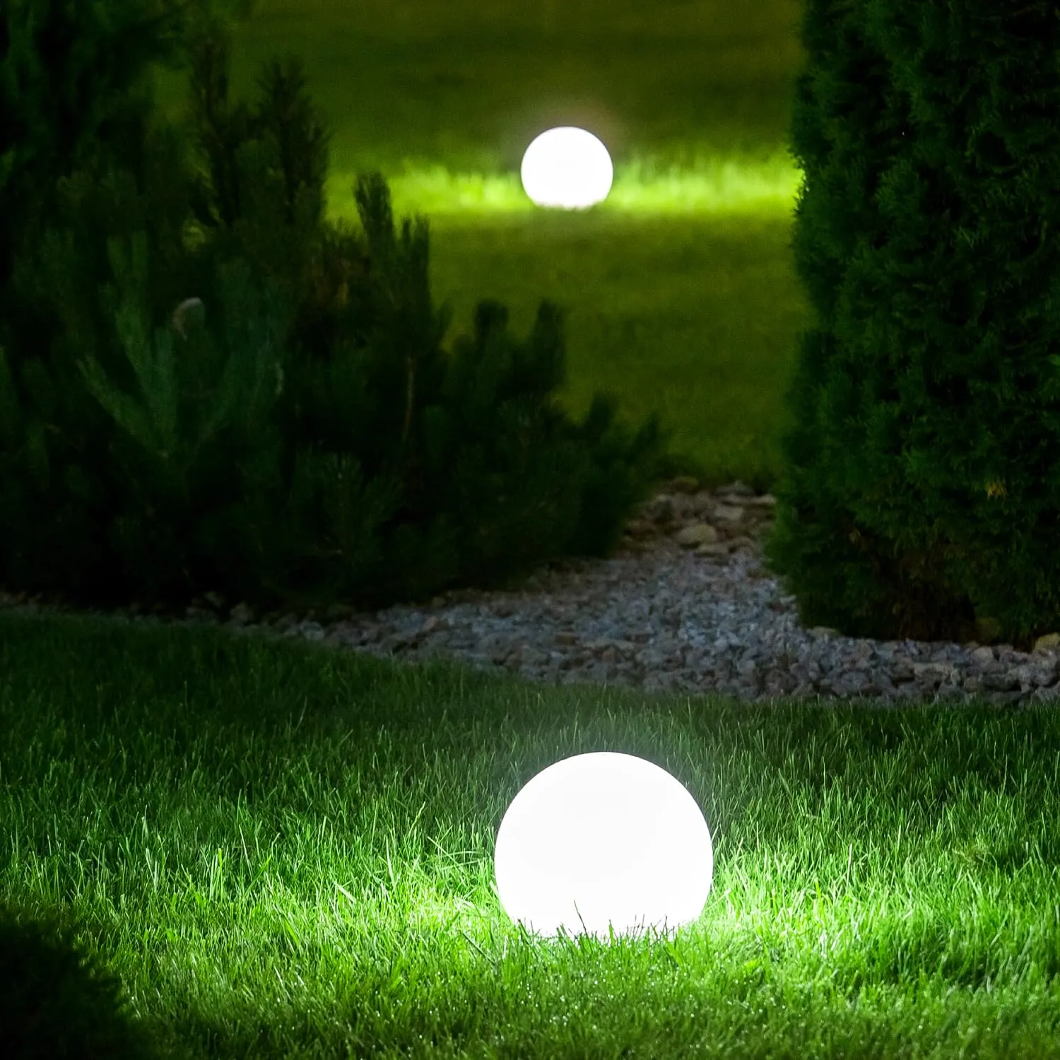 Beper P207ILO226 sfera luminosa giardino solare 40 cm RGB