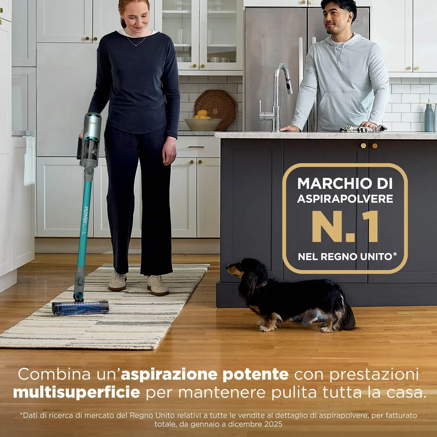 Shark PowerLite BU1623EU aspirapolvere senza fili turchese