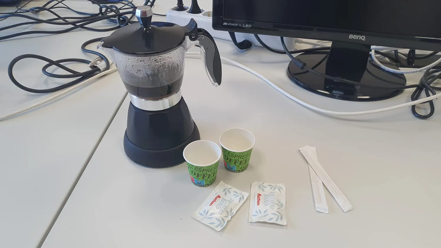 Beper BC.040N moka elettrica 3 tazze nera non programmabile
