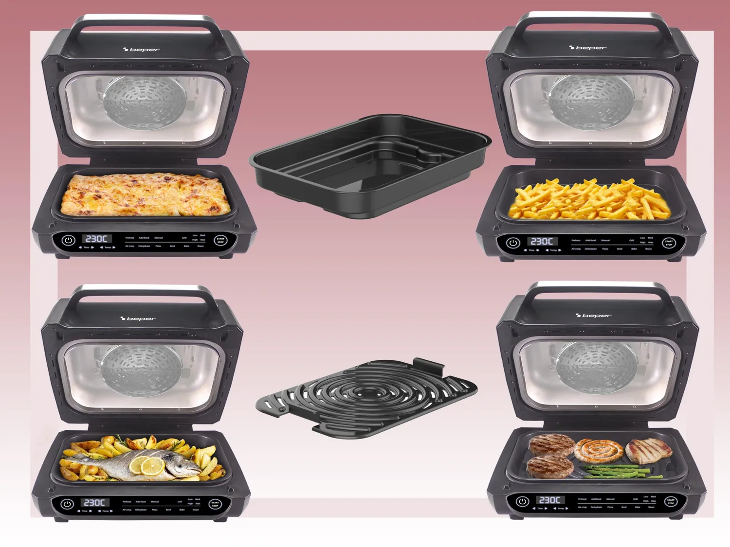 Beper Cucinotto P101FRI081 Friggitrice Aria Nero