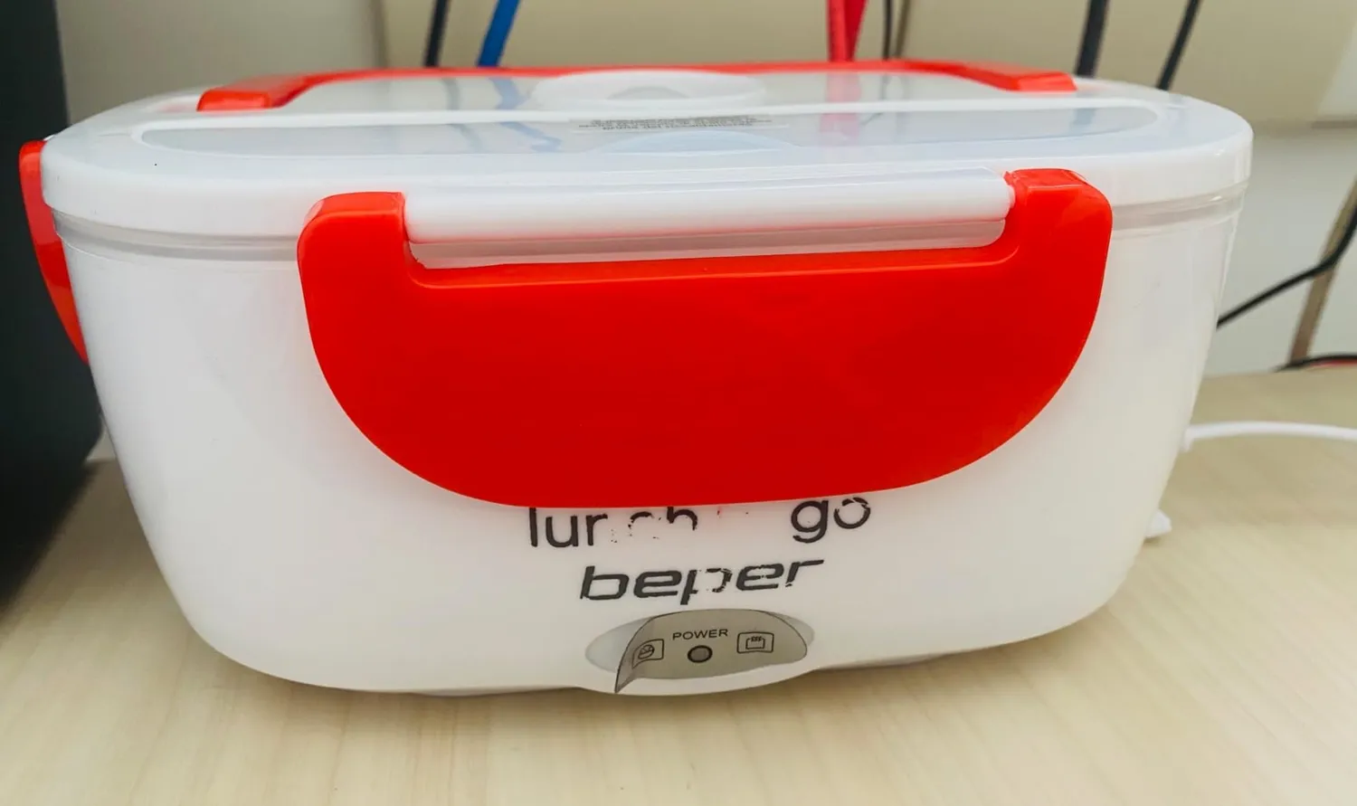 Beper Lunch & Go 90.920G scaldavivande elettrico giallo 2 contenitori