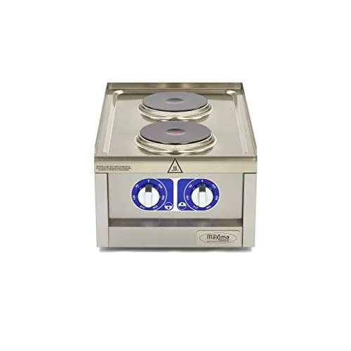 Pizza Maxima Piastra Elettrica 2 Fuochi 40x60 3500W