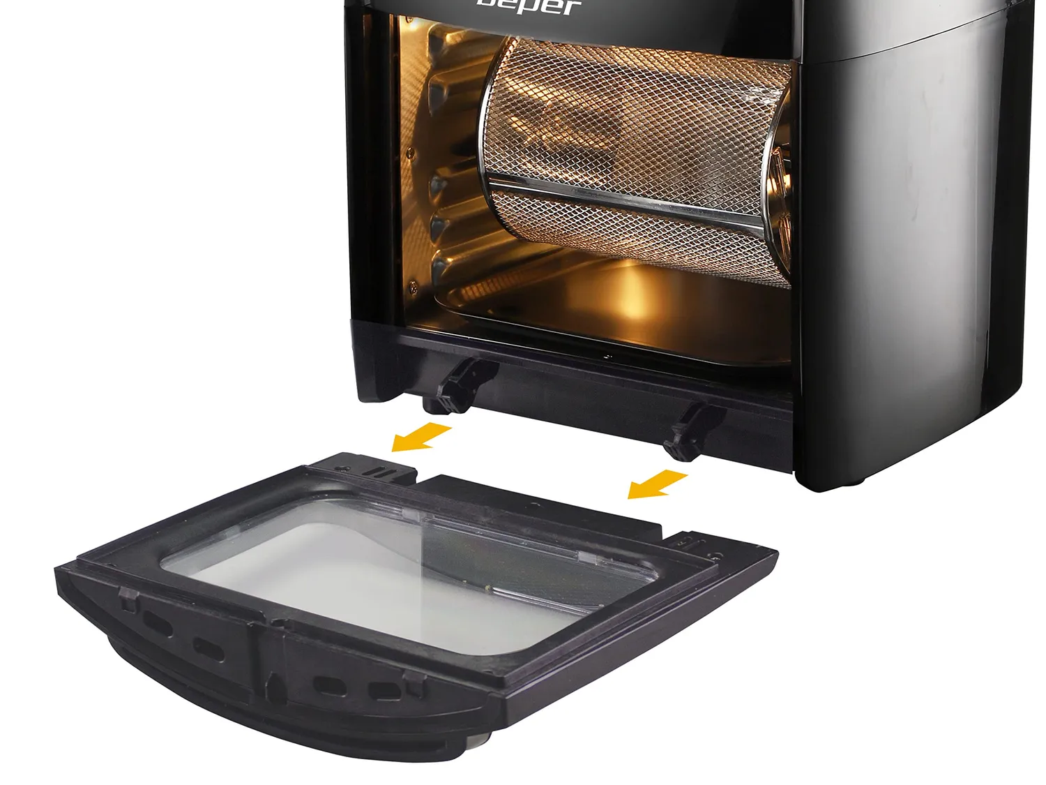Beper P101FRI012 friggitrice aria forno 12L 1800W nera