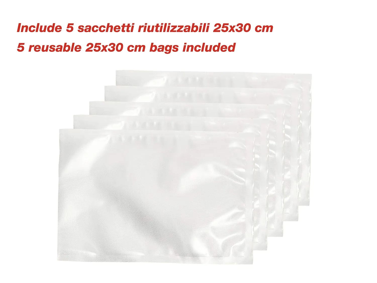 Beper P102CON001 Macchina Sottovuoto 30 cm con 5 Sacchetti