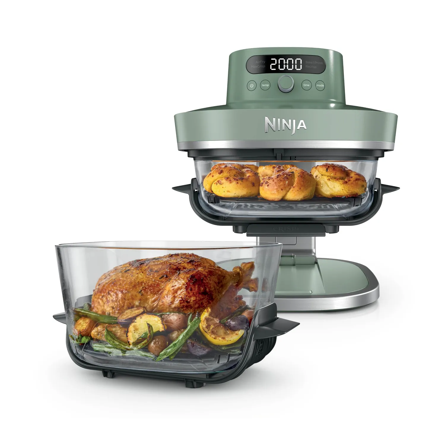 Ninja CRISPi PRO friggitrice ad aria vetro 5,7 L verde